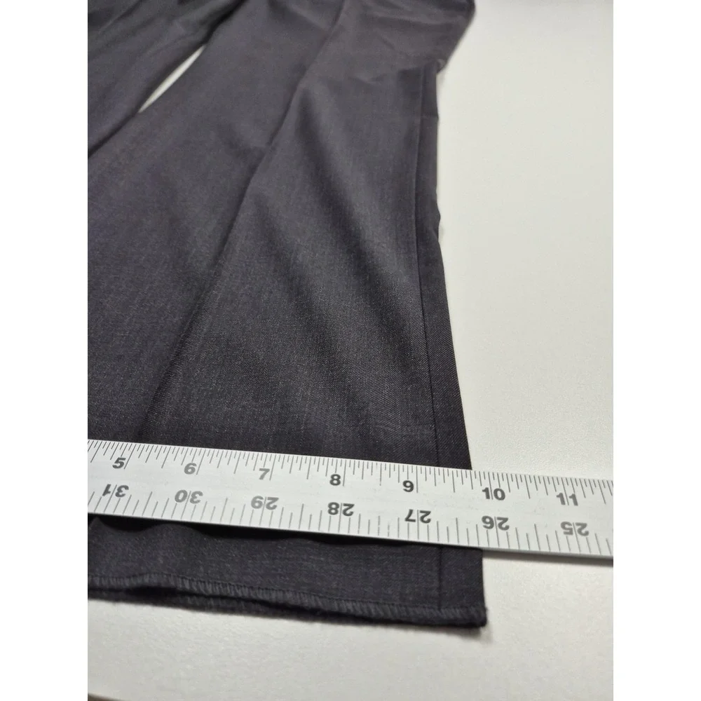 Prontomoda Suit Pants Mens 48x36 Charcoal Wool Super 140s Dress Unhemmed NWT